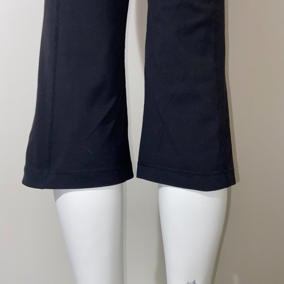 Lululemon Black Multi Straight Leg Crop *19" - Size 8 - Picture 10 of 14